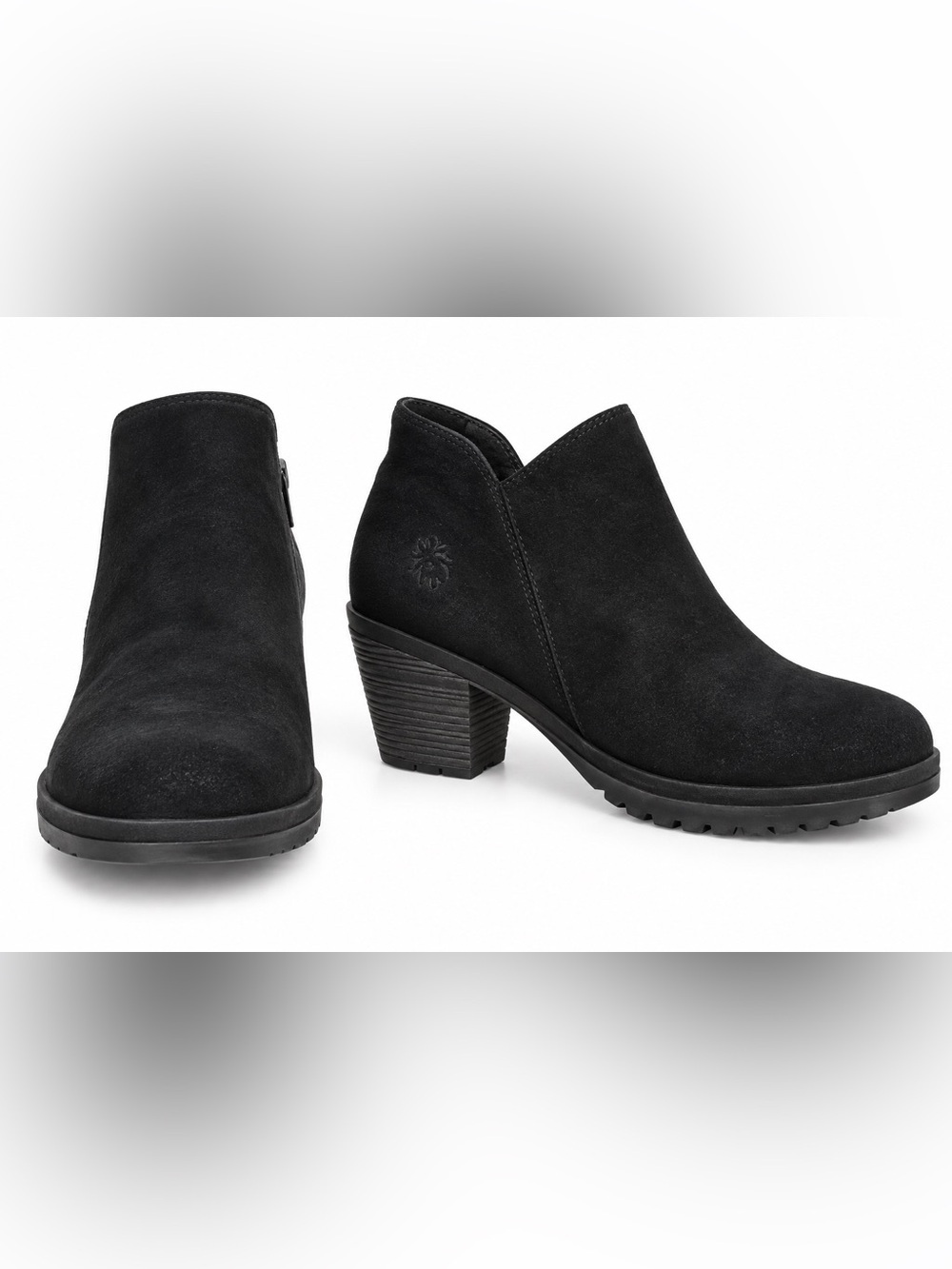 Fly London Wezo890fly women's ankle booties in black oil suede